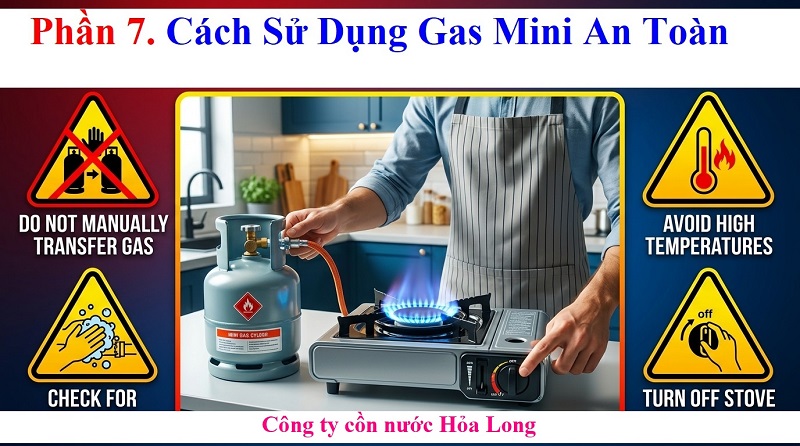 Cồn Nước Và Gas Mini Cái Nào An Toàn Hơn? So Sánh Chi Tiết Từ A–Z